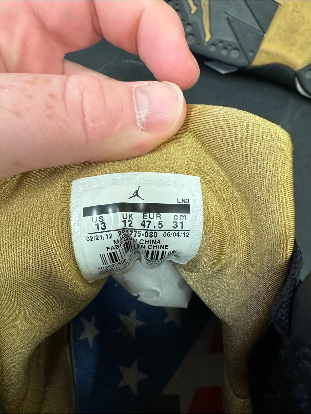 Jordan 7 Retro 'Golden Moments - Men’s 13
